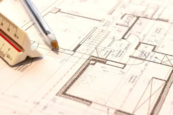 Image of architect Avonmouth and Lawrence Weston drawings