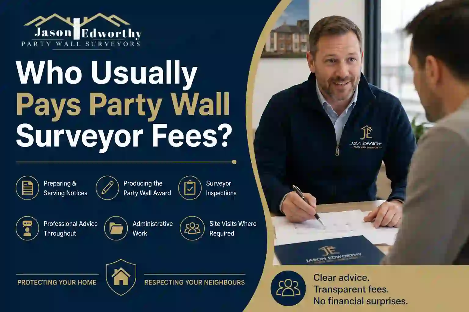 Who Usually Pays Party Wall Surveyor Fees Avonmouth and Lawrence Weston?