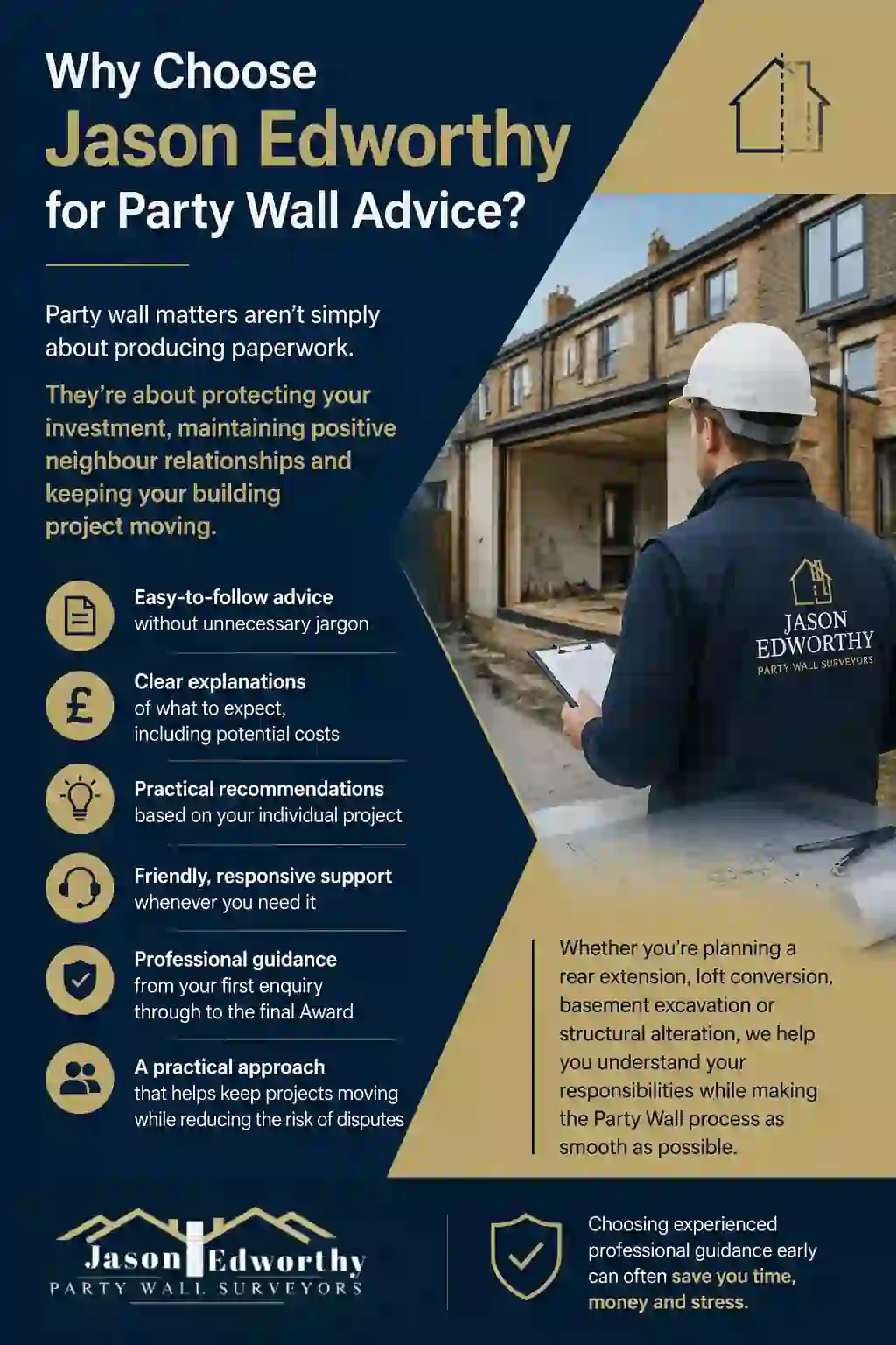Why Choose Jason Edworthy for Party Wall Advice Avonmouth and Lawrence Weston?